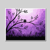 Paint-By-Numbers Bird Couple